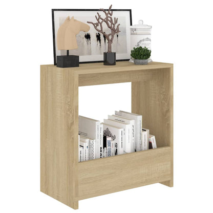 Bijzettafel 50X26X50 Cm Spaanplaat Kleurig Sonoma eiken