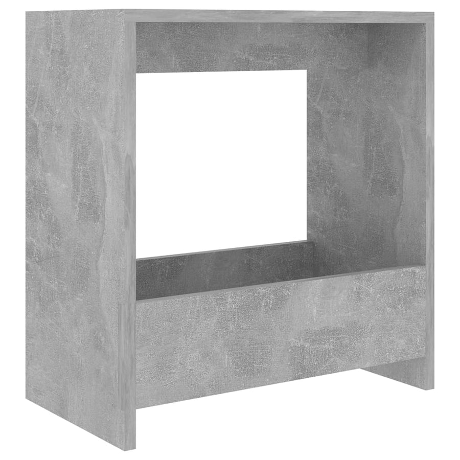 Bijzettafel 50X26X50 Cm Spaanplaat Betongrijs
