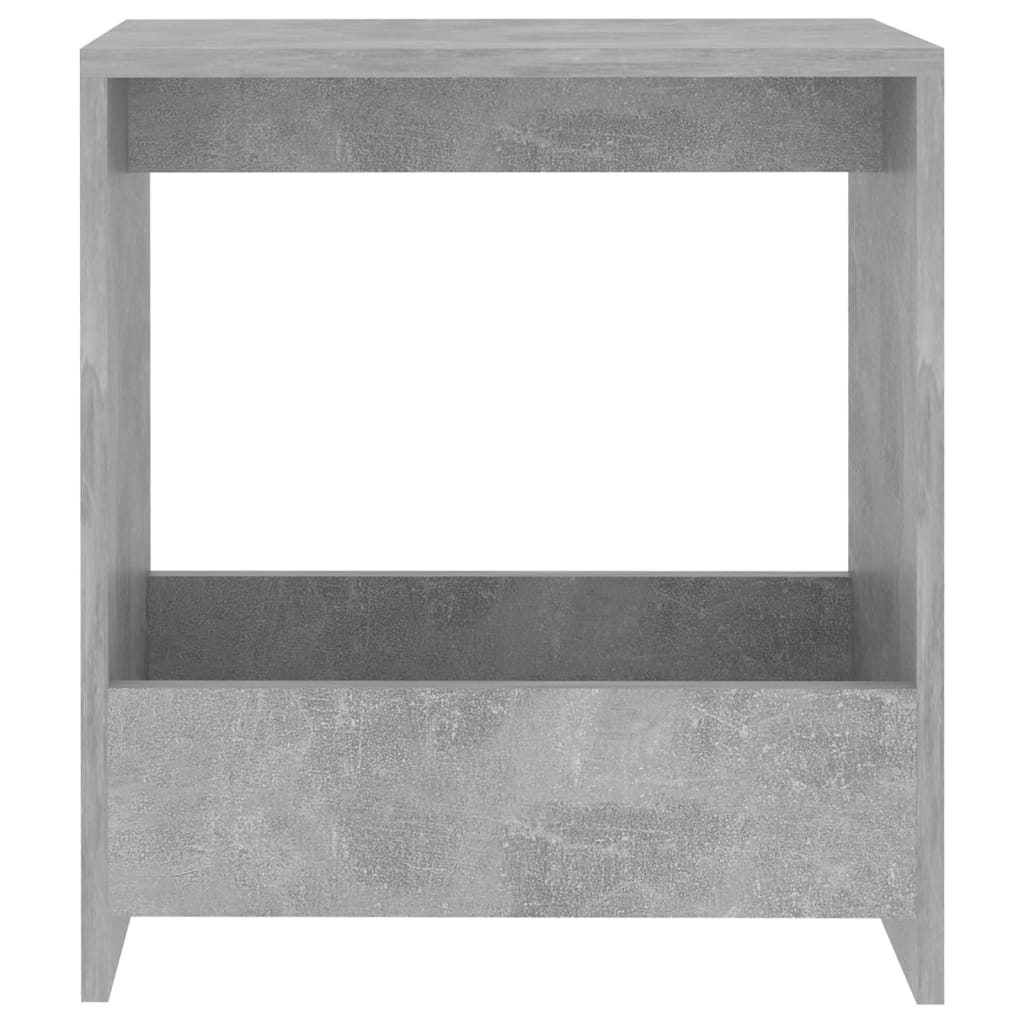 Bijzettafel 50X26X50 Cm Spaanplaat Betongrijs
