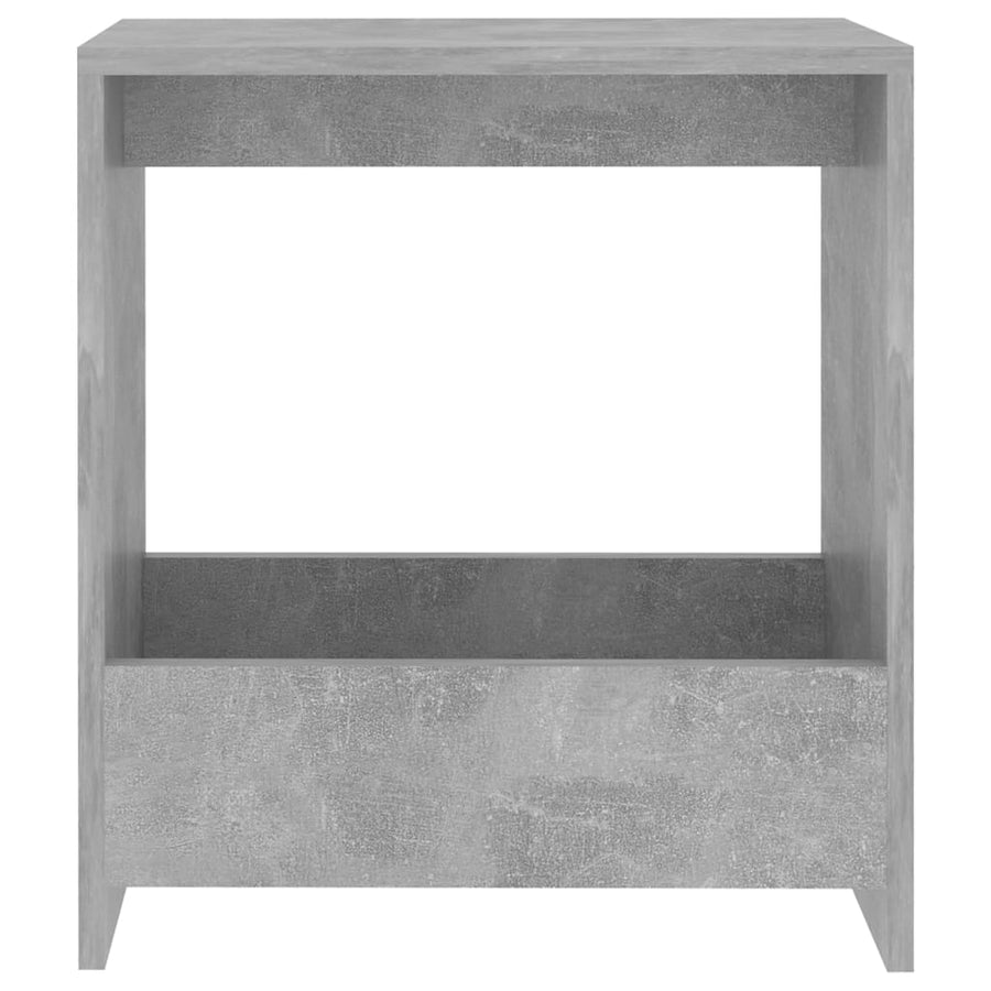 Bijzettafel 50X26X50 Cm Spaanplaat Betongrijs