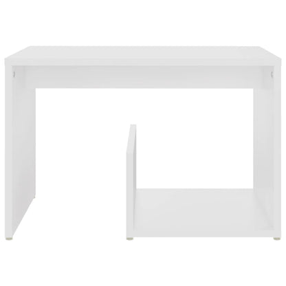 Bijzettafel 59X36X38 Cm Spaanplaat Wit