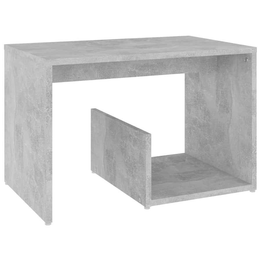Bijzettafel 59X36X38 Cm Spaanplaat Betongrijs