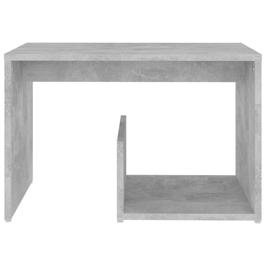 Bijzettafel 59X36X38 Cm Spaanplaat Betongrijs