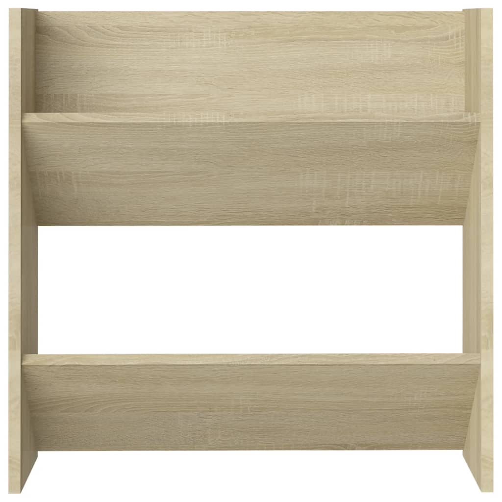 Wandschoenenkast 60X18X60 Cm Spaanplaat Sonoma Eikenkleurig 60 x 18 x 60 cm