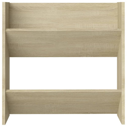 Wandschoenenkast 60X18X60 Cm Spaanplaat Sonoma Eikenkleurig 60 x 18 x 60 cm