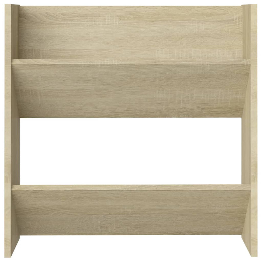 Wandschoenenkasten 2 St 60X18X60 Cm Spaanplaat Sonoma Eiken 60 x 18 x 60 cm