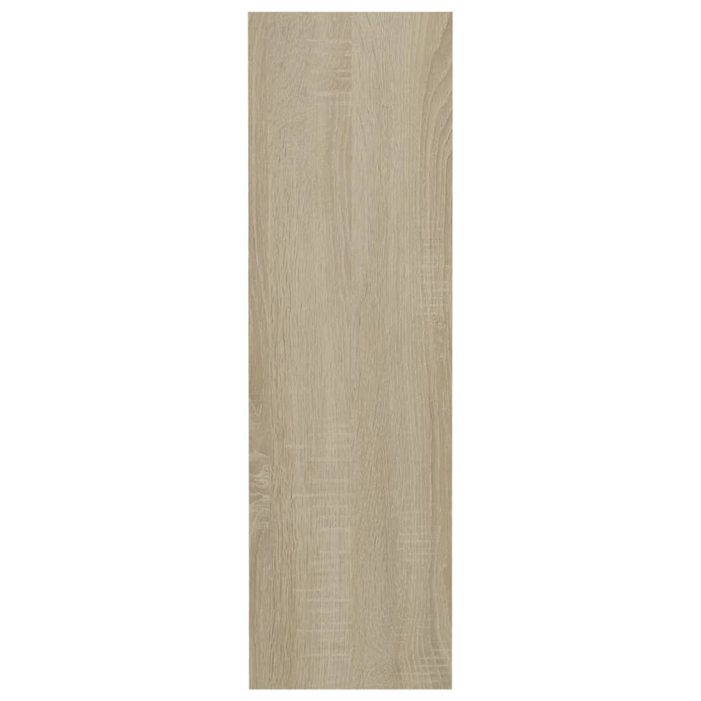 Wandschoenenkasten 2 St 60X18X60 Cm Spaanplaat Sonoma Eiken 60 x 18 x 60 cm