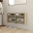 Wandschoenenkast 60x18x60 cm spaanplaat sonoma eiken