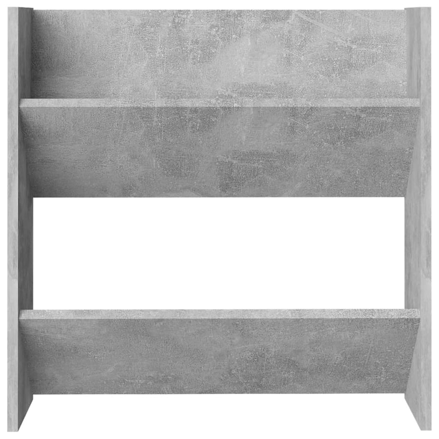 Wandschoenenkasten 2 St 60X18X60 Cm Spaanplaat Betongrijs 60 x 18 x 60 cm