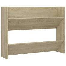 Wandschoenenkast 80X18X60 Cm Spaanplaat Sonoma Eikenkleurig 80 x 18 x 60 cm