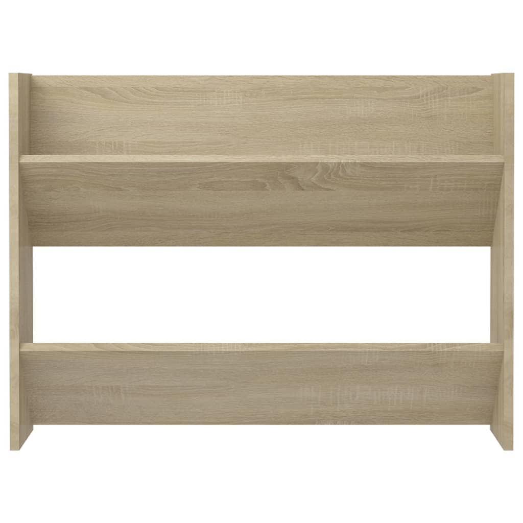 Wandschoenenkast 80X18X60 Cm Spaanplaat Sonoma Eikenkleurig 80 x 18 x 60 cm