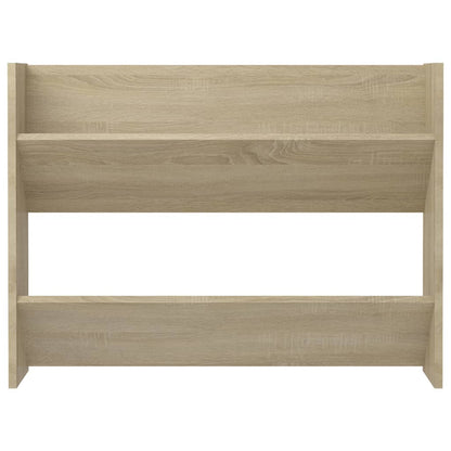 Wandschoenenkast 80X18X60 Cm Spaanplaat Sonoma Eikenkleurig 80 x 18 x 60 cm