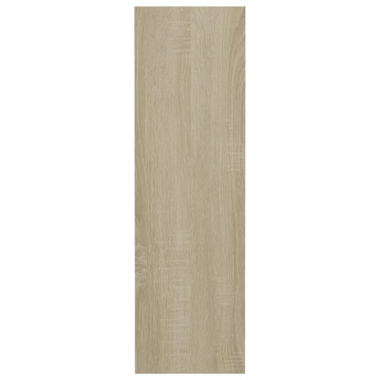 Wandschoenenkasten 2 st 80x18x60 cm spaanplaat sonoma eiken