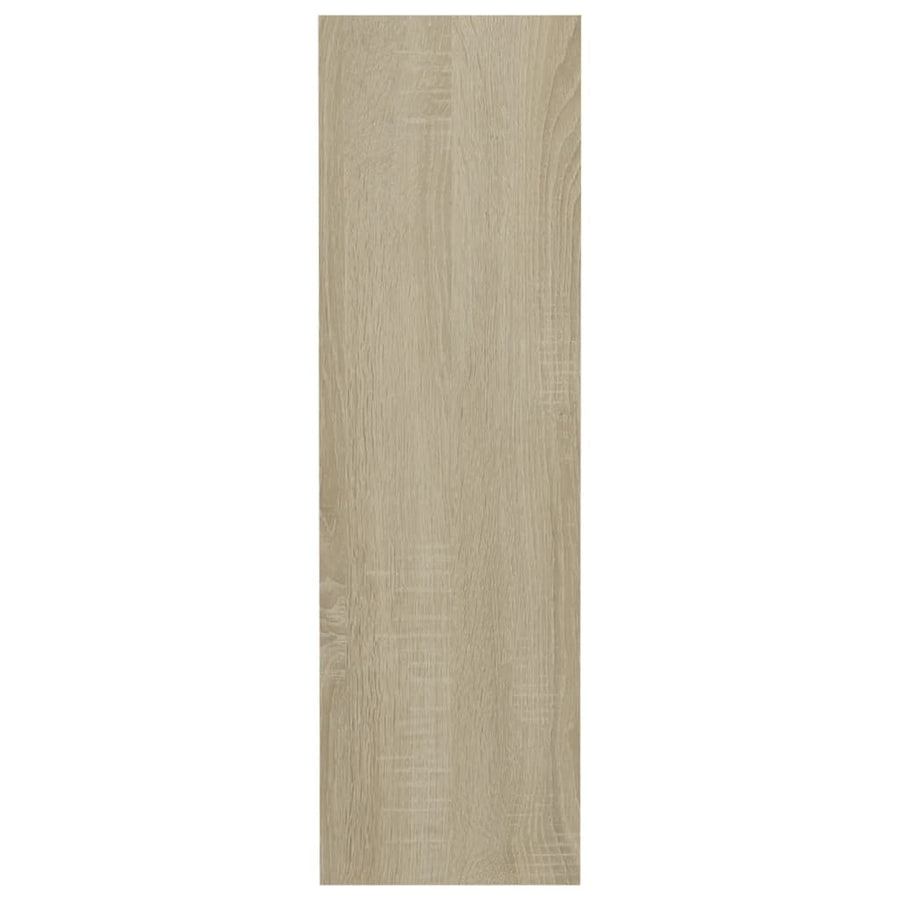 Wandschoenenkasten 2 st 80x18x60 cm spaanplaat sonoma eiken