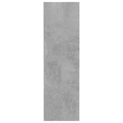 Wandschoenenkasten 2 st 80x18x60 cm spaanplaat betongrijs