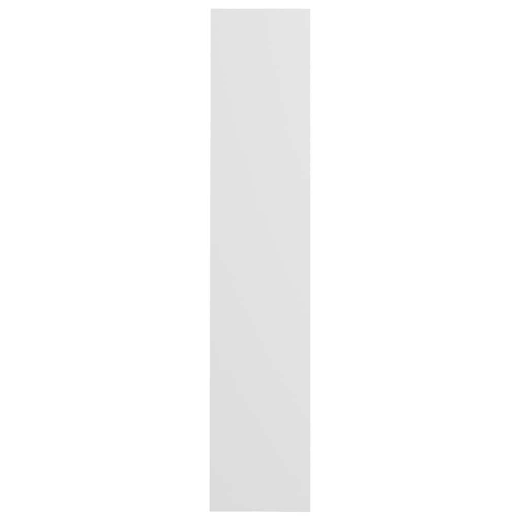 Wandschoenenkast 60x18x90 cm spaanplaat wit