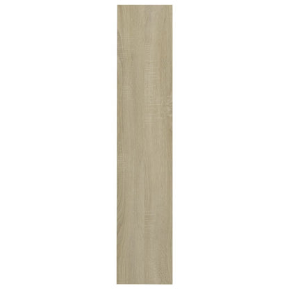 Wandschoenenkast 60x18x90 cm spaanplaat sonoma eikenkleurig