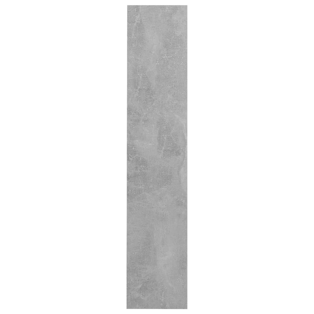 Wandschoenenkast 60x18x90 cm spaanplaat betongrijs