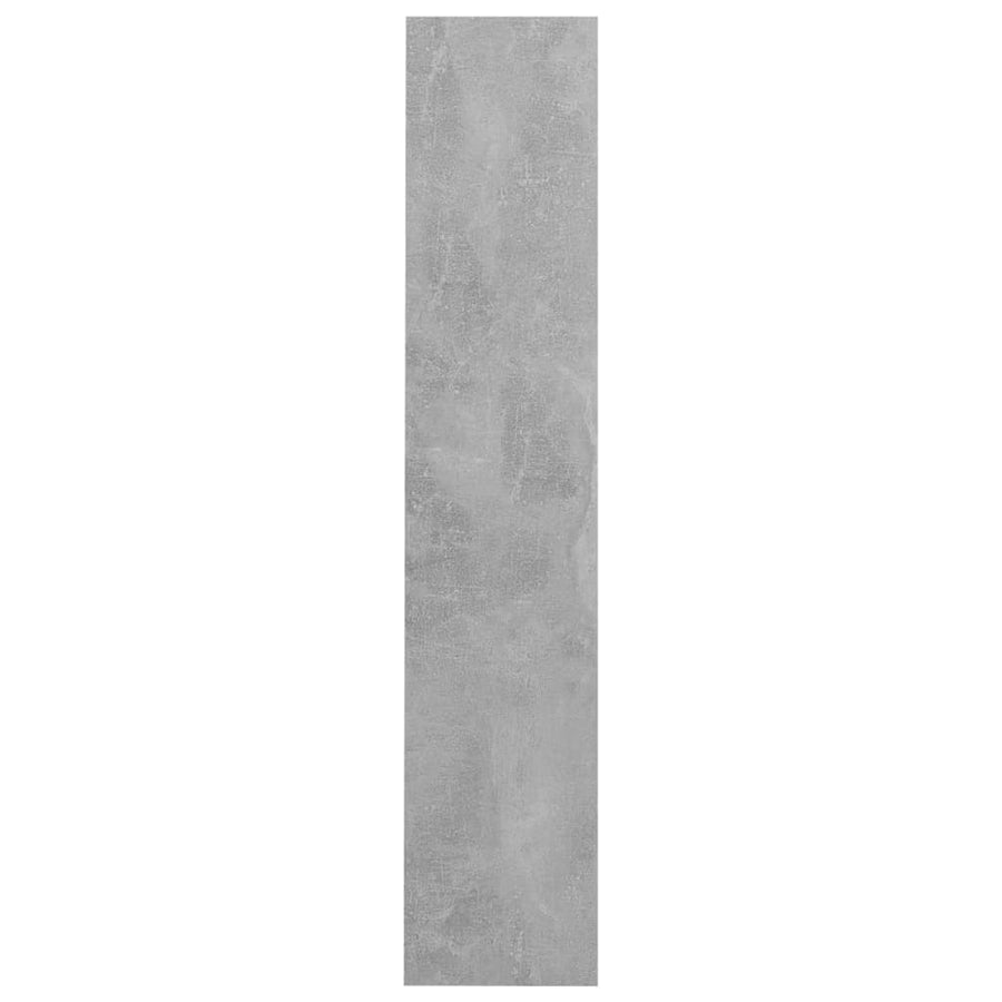 Wandschoenenkasten 2 st 60x18x90 cm spaanplaat betongrijs