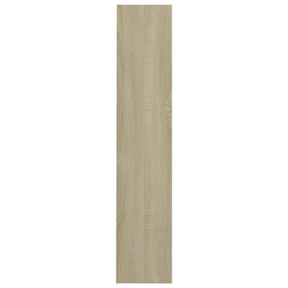 Wandschoenenkast Spaanplaat Kleurig Sonoma Eiken 1 80 x 18 x 90 cm