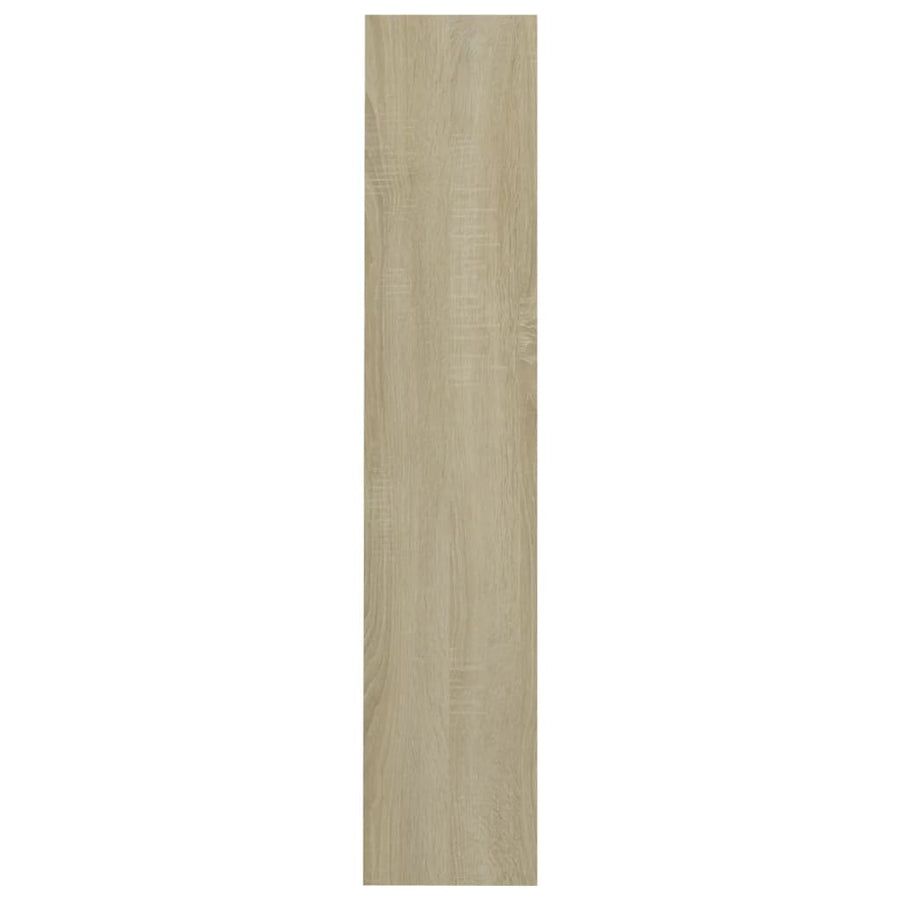 Wandschoenenkast Spaanplaat Kleurig Sonoma Eiken 1 80 x 18 x 90 cm