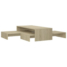 Salontafelset 00X00X26,5 Cm Spaanplaat Kleurig Sonoma eiken