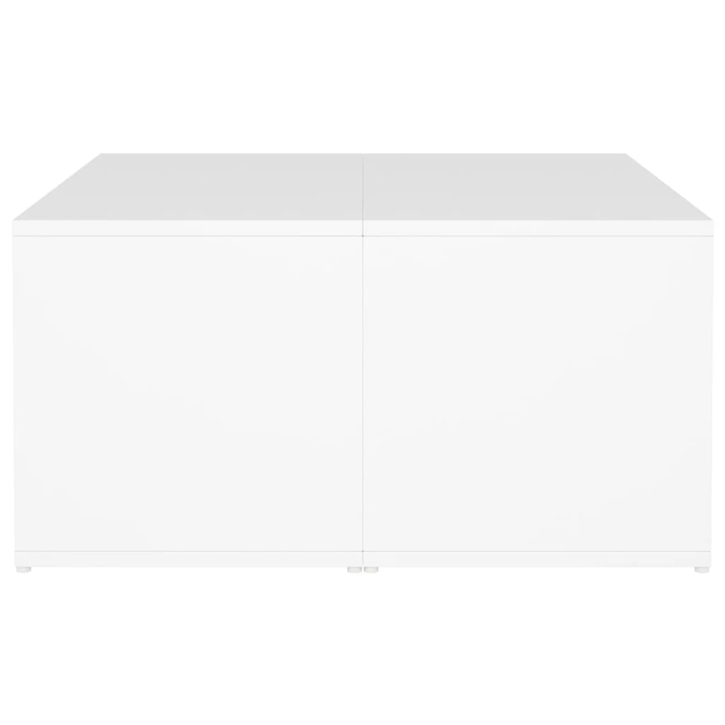 Salontafels 33X33X33 Cm Bewerkt Hout Wit