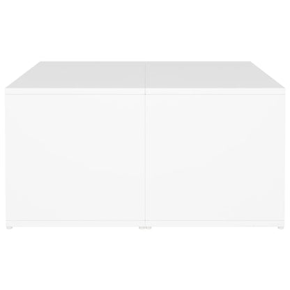Salontafels 33X33X33 Cm Bewerkt Hout Wit