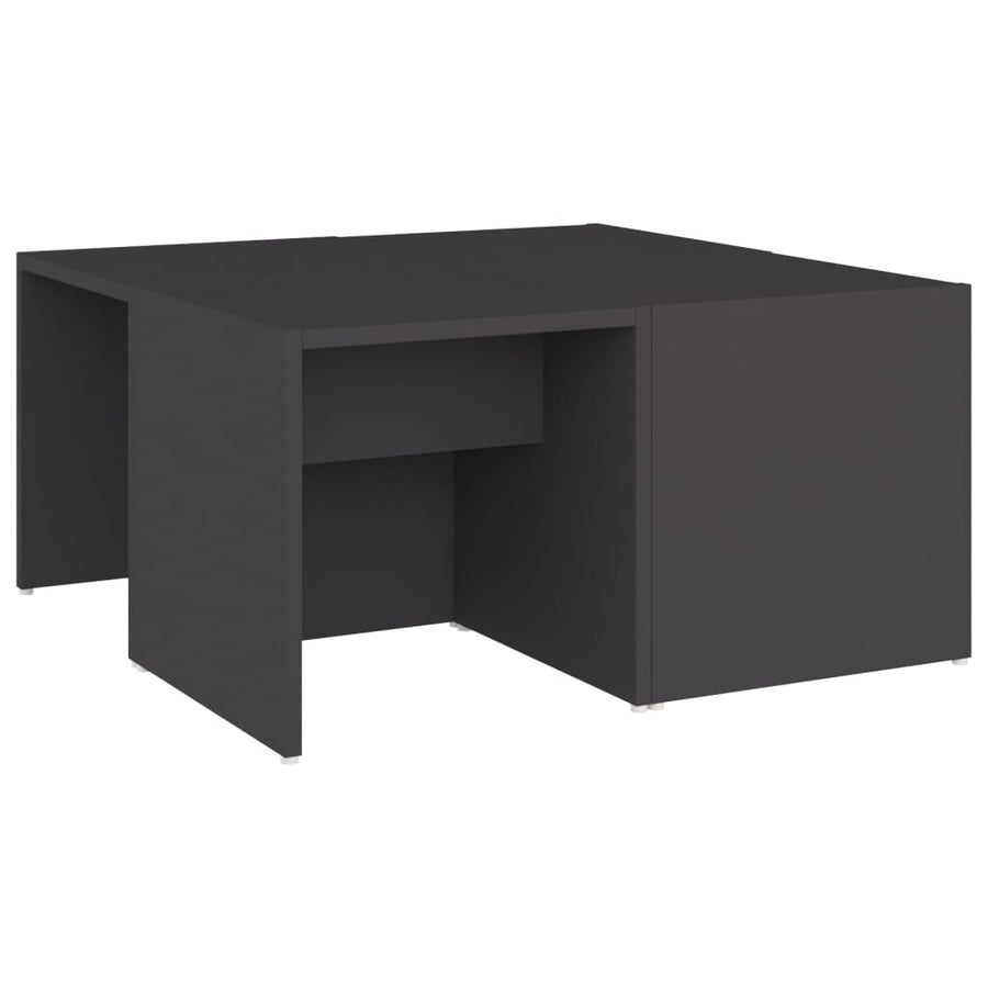 Salontafels 33X33X33 Cm Spaanplaat Grijs