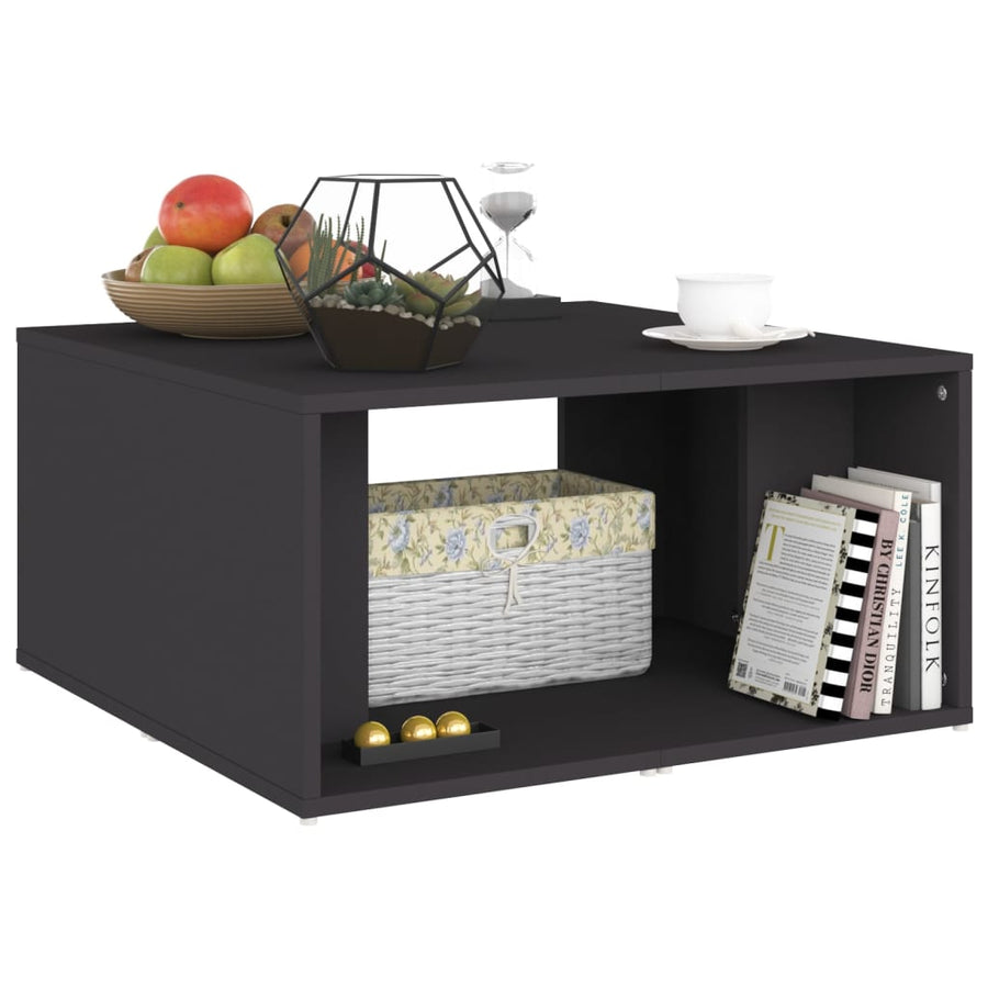 Salontafels 33X33X33 Cm Spaanplaat Grijs