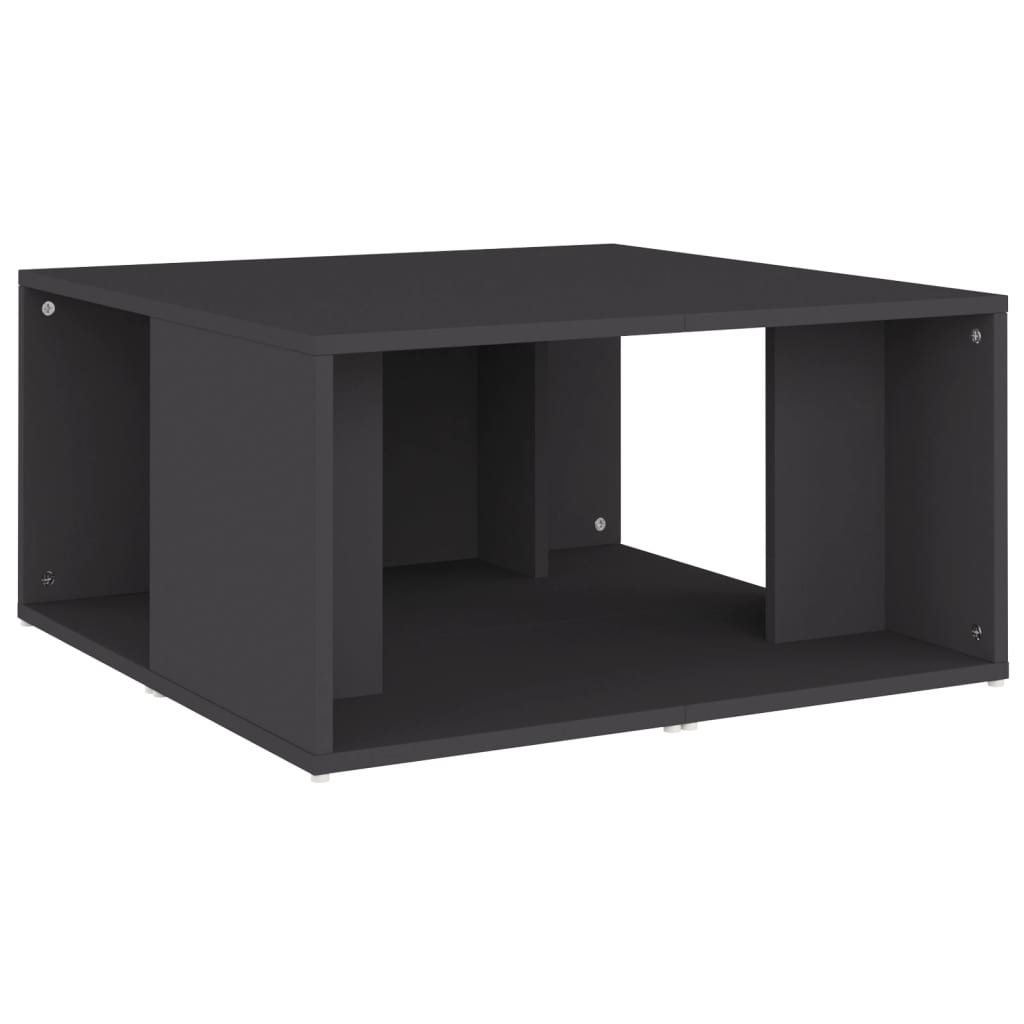 Salontafels 33X33X33 Cm Spaanplaat Grijs