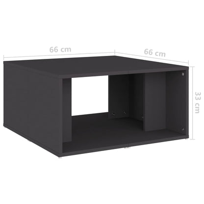 Salontafels 33X33X33 Cm Spaanplaat Grijs