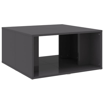 Salontafels 33X33X33 Cm Spaanplaat Hoogglans grijs