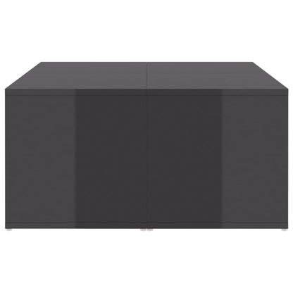 Salontafels 33X33X33 Cm Spaanplaat Hoogglans grijs