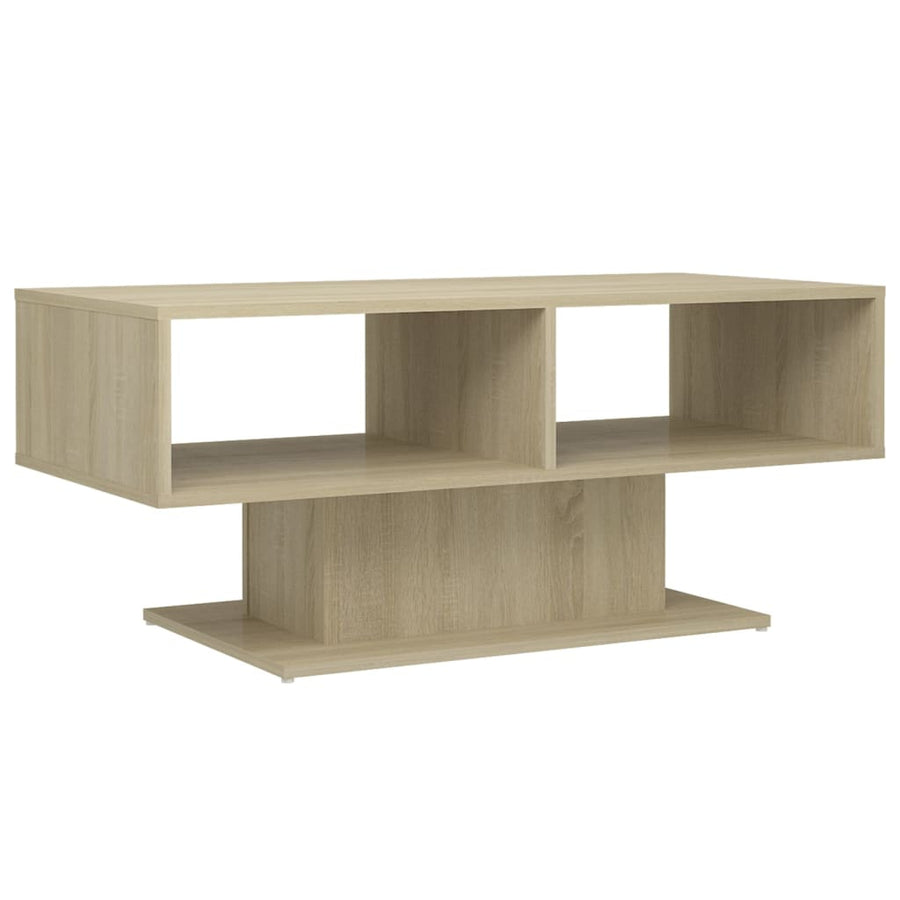 Salontafel 03,5X50X44,5 Cm Spaanplaat Kleurig Sonoma eiken