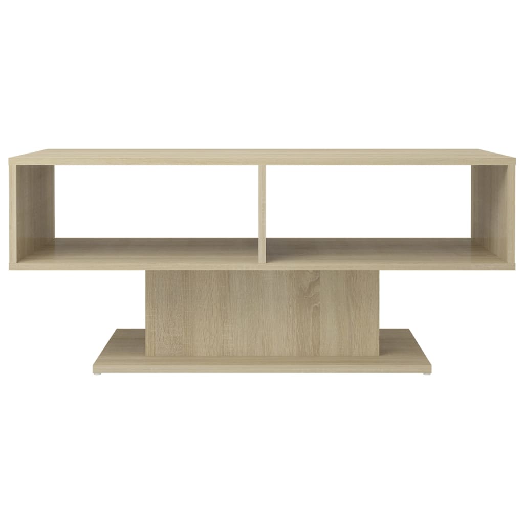 Salontafel 03,5X50X44,5 Cm Spaanplaat Kleurig Sonoma eiken