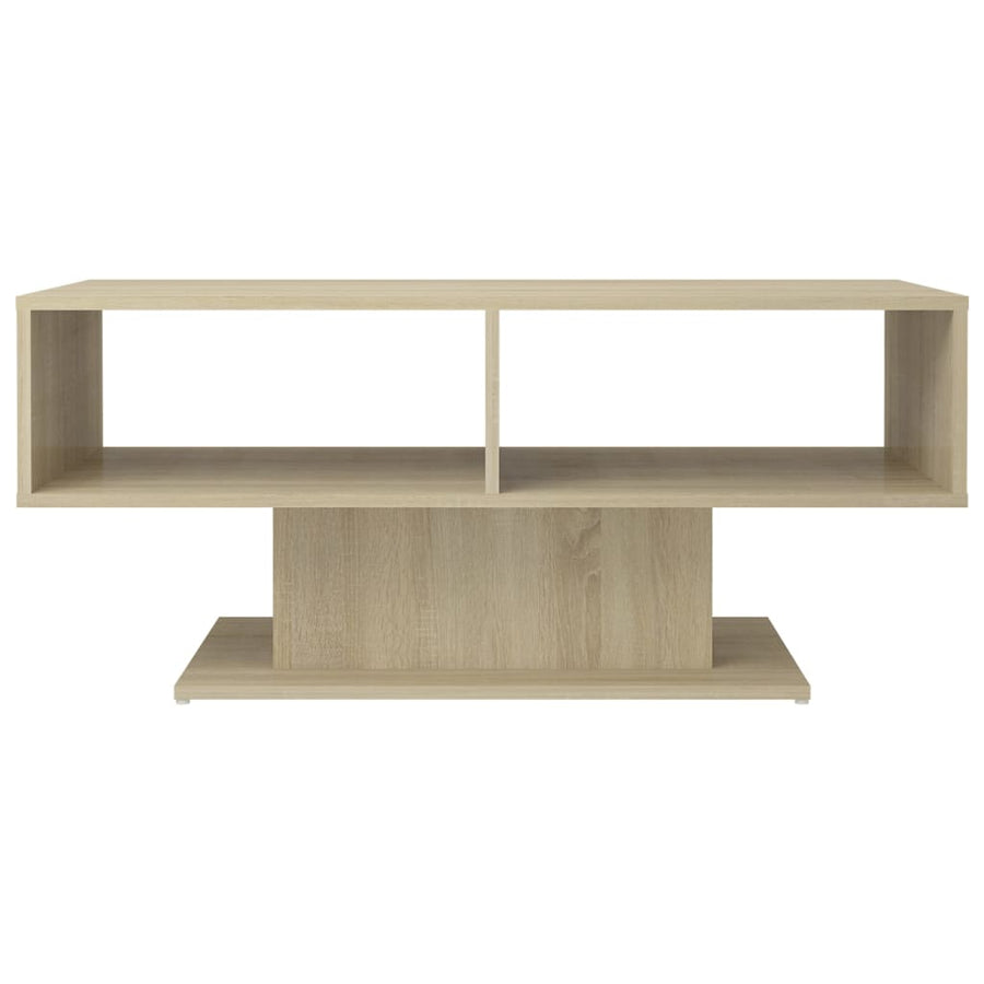 Salontafel 03,5X50X44,5 Cm Spaanplaat Kleurig Sonoma eiken