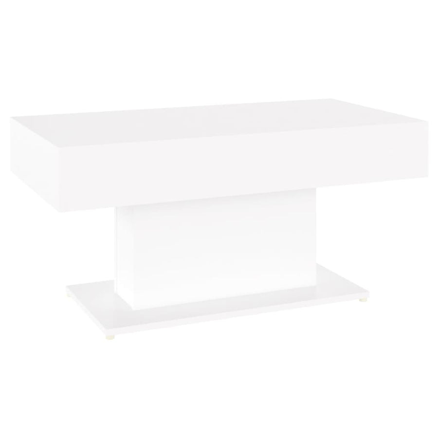 Salontafel 96x50x45 cm spaanplaat wit Wit