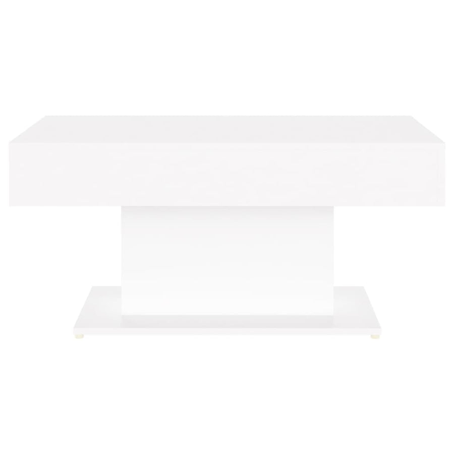Salontafel 96x50x45 cm spaanplaat wit Wit