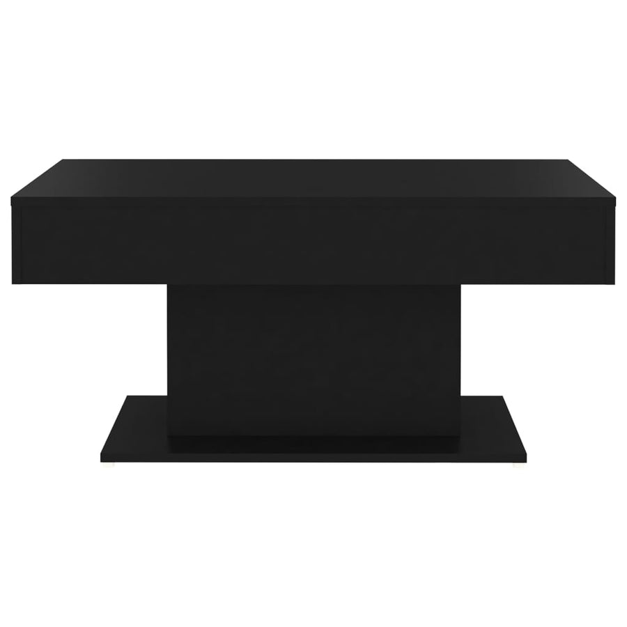 Salontafel 96x50x45 cm spaanplaat zwart Zwart