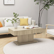 Salontafel 96x50x45 cm spaanplaat sonoma eiken