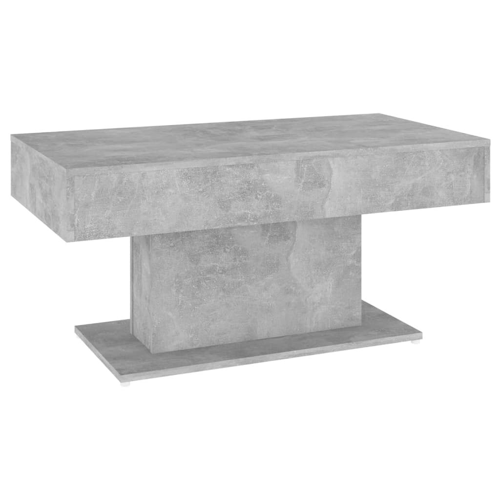 Salontafel 96x50x45 cm spaanplaat betongrijs Betongrijs