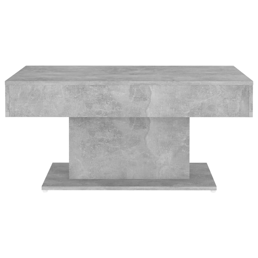 Salontafel 96x50x45 cm spaanplaat betongrijs Betongrijs