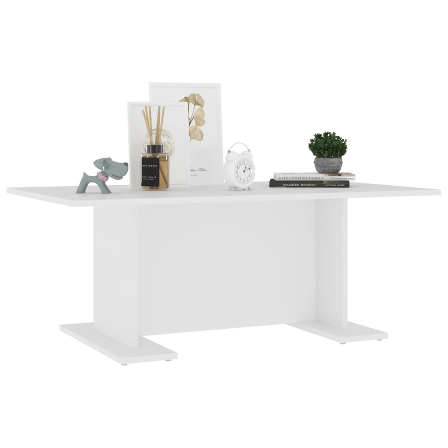 Salontafel 03,5X60X40 Cm Spaanplaat Wit