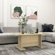 Coffee table 103.5x60x40 cm engineered wood Sonoma oak finish