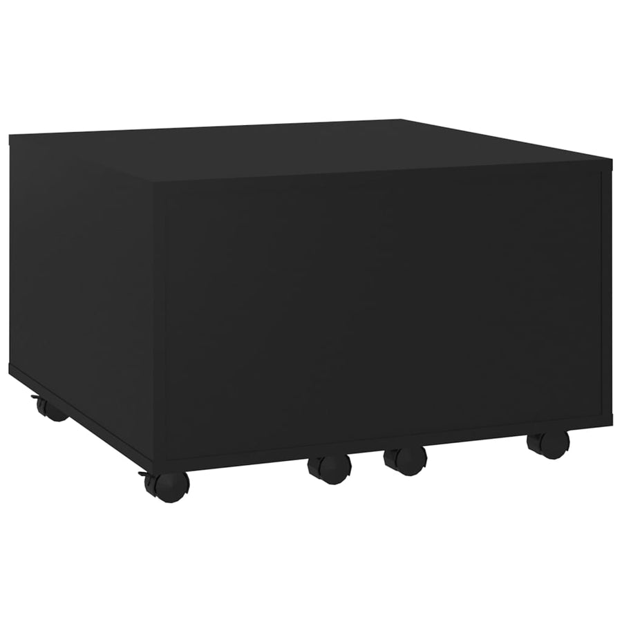 Salontafel 60X60X38 Cm Spaanplaat Zwart