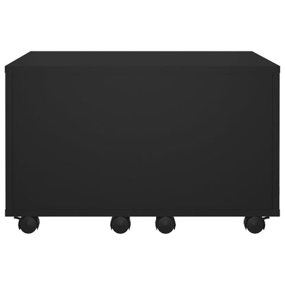Salontafel 60X60X38 Cm Spaanplaat Zwart