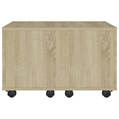 Salontafel 60X60X30 Cm Spaanplaat Kleurig Sonoma eiken