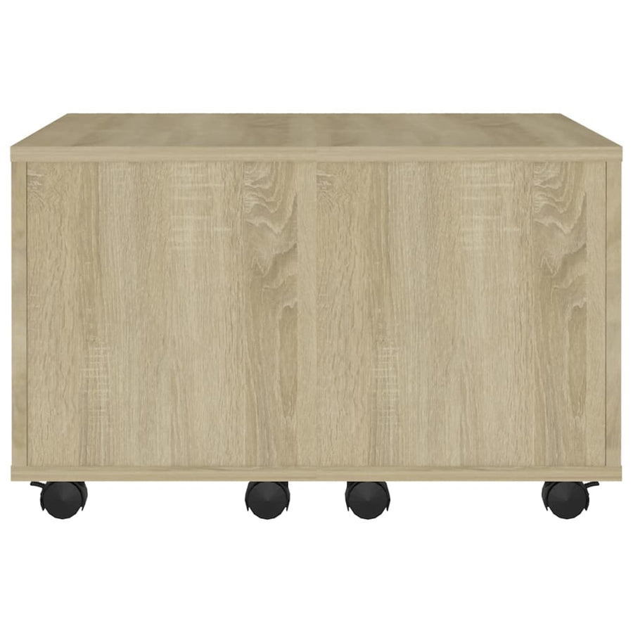 Salontafel 60X60X30 Cm Spaanplaat Kleurig Sonoma eiken