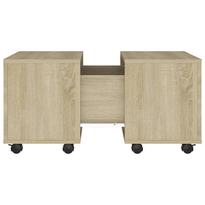 Salontafel 60X60X30 Cm Spaanplaat Kleurig Sonoma eiken